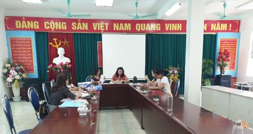 Trường Mầm non Ninh Hiệp đón đoàn kiểm tra công tác chuyên môn của Phòng Giáo dục và Đào tạo huyện Gia Lâm.